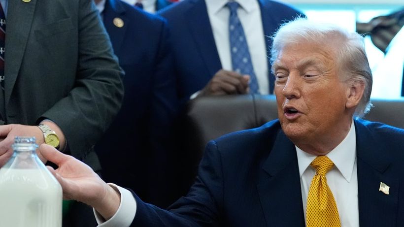 Donald Trump mjölk