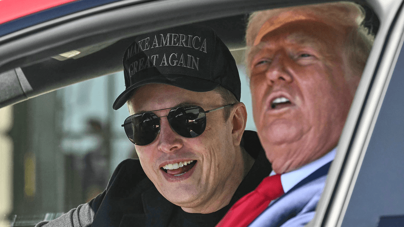 Elon Musk och Donald Trump