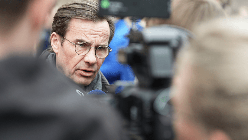 Ulf Kristersson Mars 2026 Moderaterna Sveriges statsminister