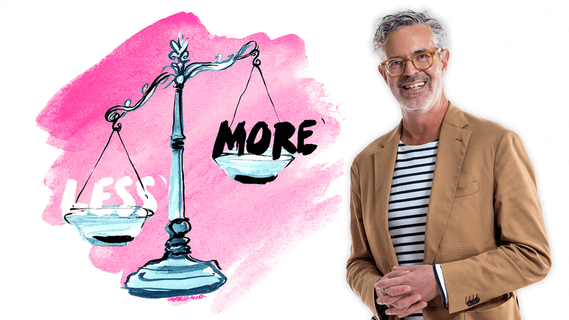 Less is more illustration 