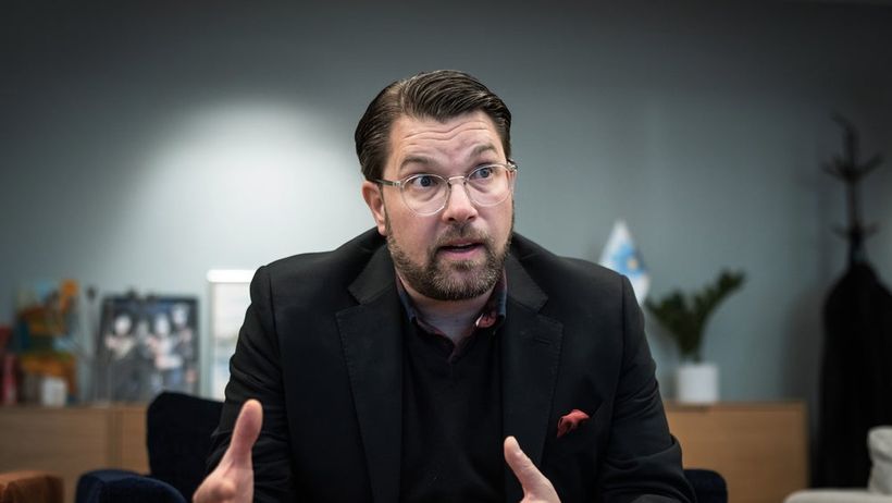 Jimmie Åkesson, Sverigedemokraternas partiledare.