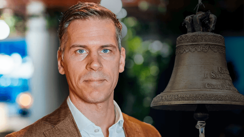 Andreas Dalhäll Stockholmsbörsen Nasdaq klocka börsklocka