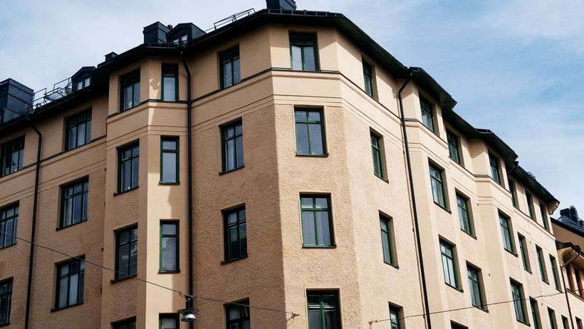 2026 Stockholm husfasad lägenheter exteriör fasad fastighet