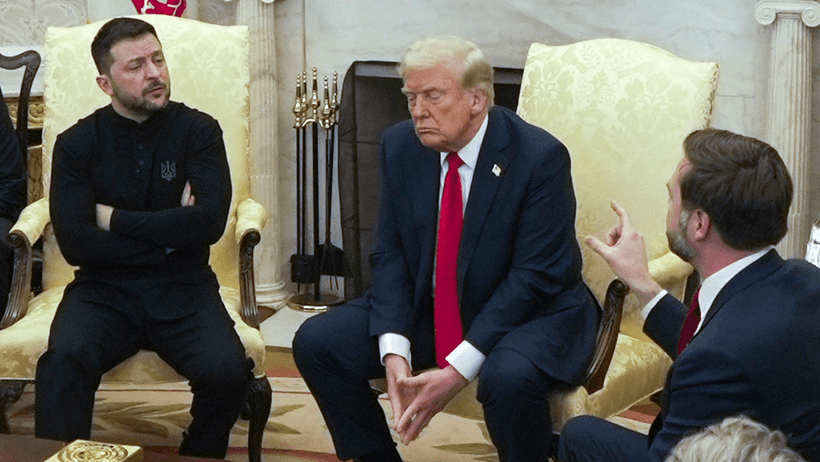 Trump, Zelenskyj, Vance