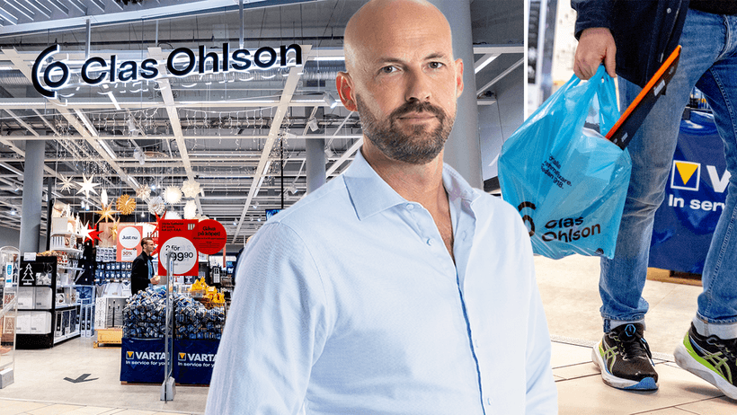 Clas Ohlson Martin Blomgren delning. 