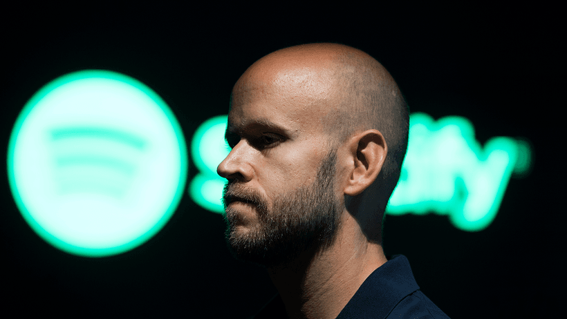 2018. Daniel Ek på Spotifys huvudkontor i Stockholm.