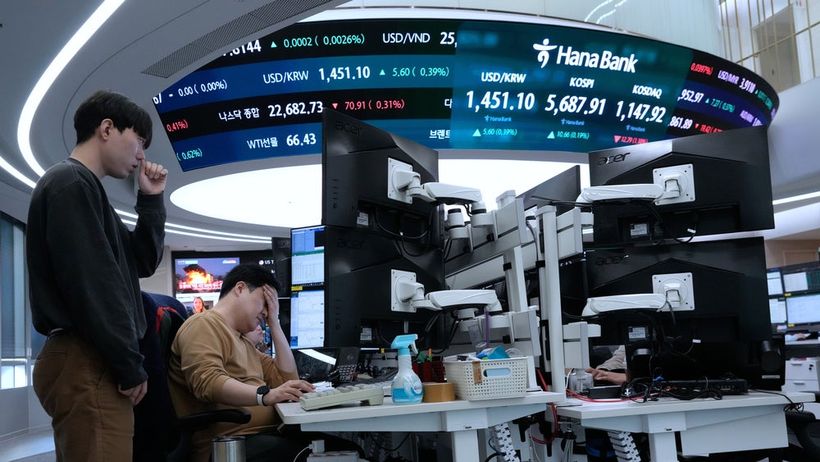 Kospi Seoulbörsen Sydkorea