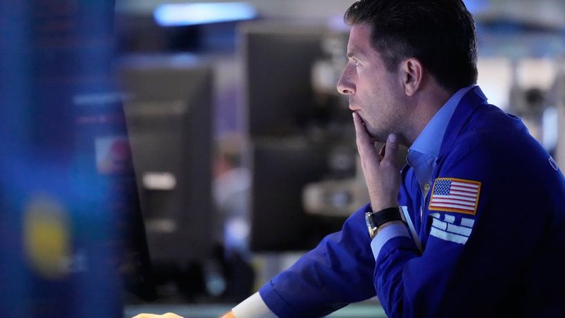 Börsmäklare på New York Stock Exchange. 