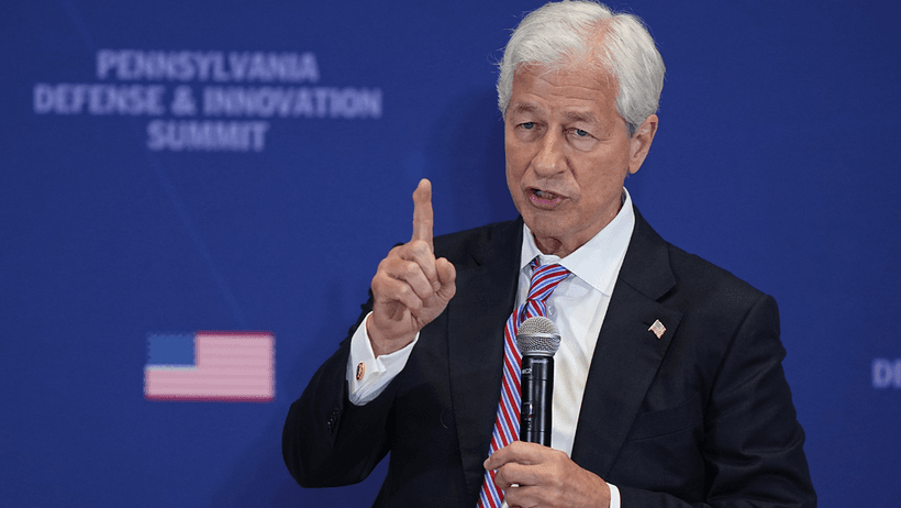 Jamie Dimon är vd för världens största bank, JP Morgan.