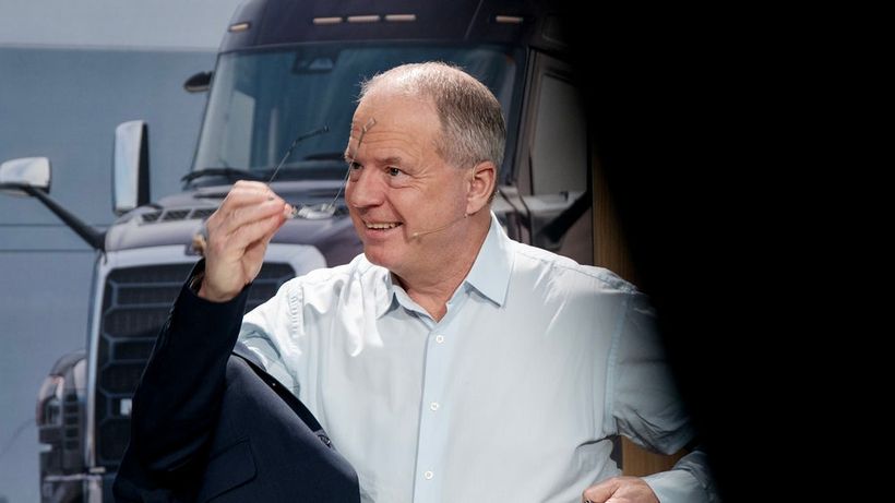 2026-01-28 Stockholm Volvo presskonferens volvoconernen Martin Lundstedt VD