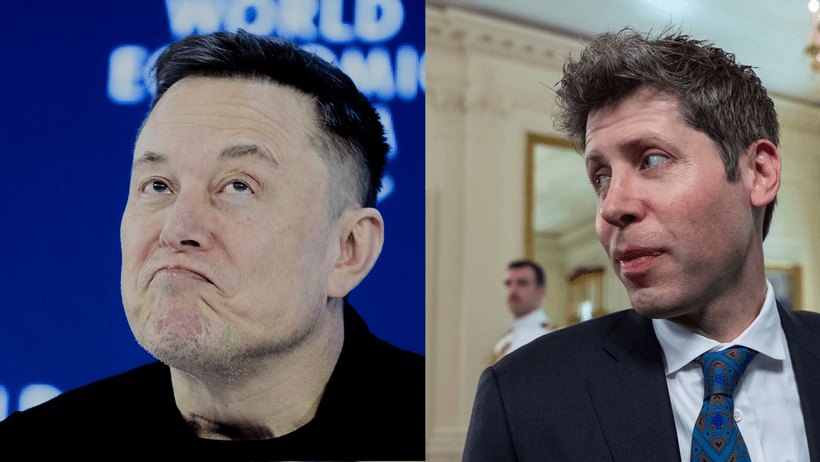 Elon Musk och Sam Altman