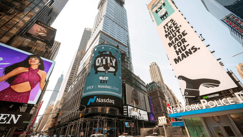 Oatly New York Times Square