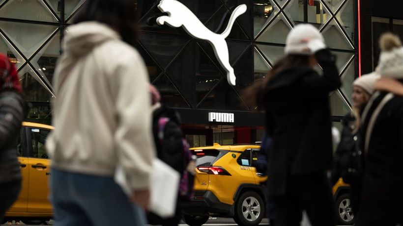 Puma tillverkar sportmode.