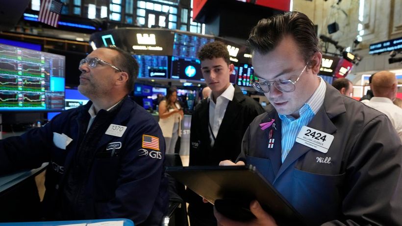 Börsmäklare på Wall Street.