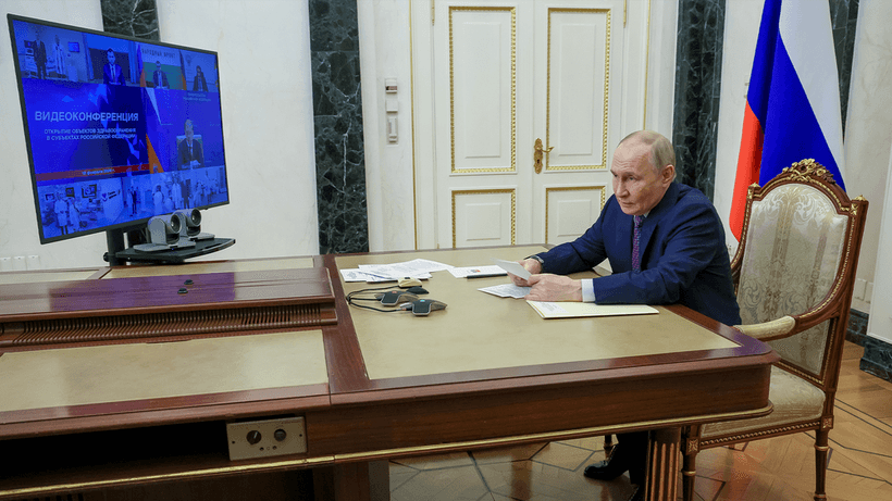 Rysslands president Vladimir Putin.