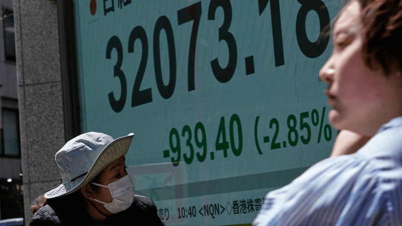 Nikkei 225 9 april 2025 japan tokyo