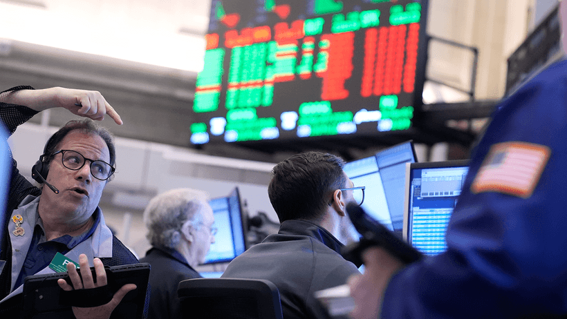 Börsmäklare på New York Stock Exchange.