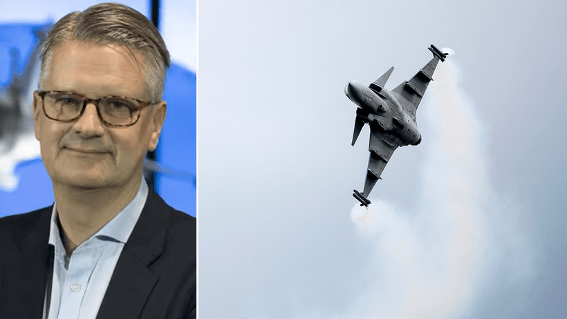 Jas Gripen Saab Mattias Rådström, presschef. 