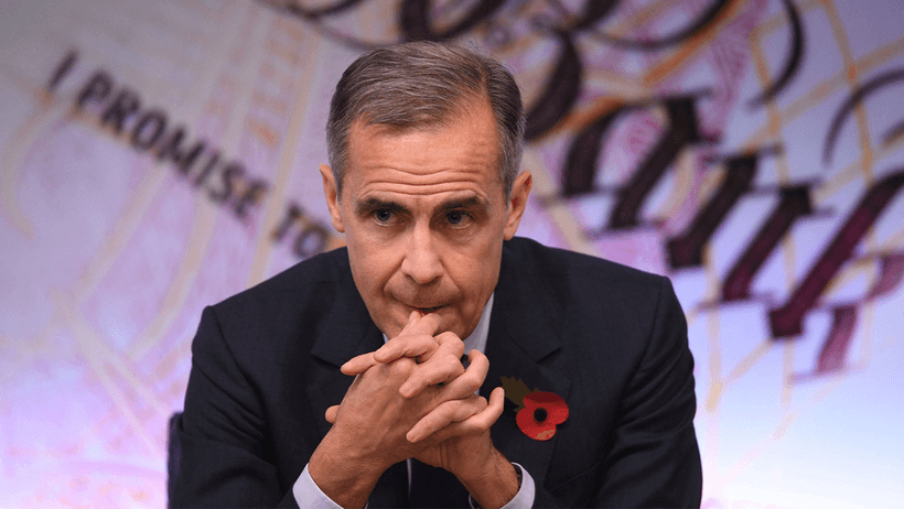 Mark Carney var chef för Bank of England