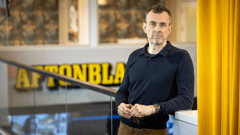 Fredrik Rundquist, ekonomireporter på Aftonbladet. Guldhumlan vinnare pris Skrivet och tryckt