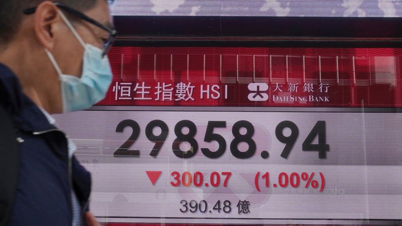 Kraftiga fall i Asien börs.