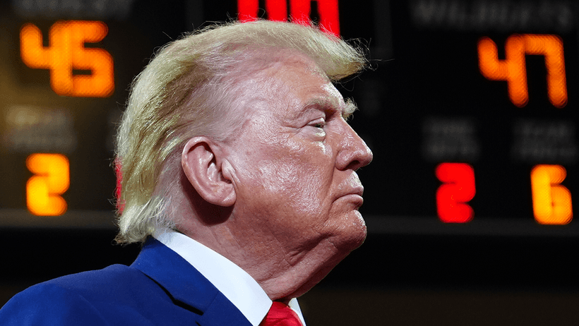 Donald Trump USA President siffror seriös sur arg profil