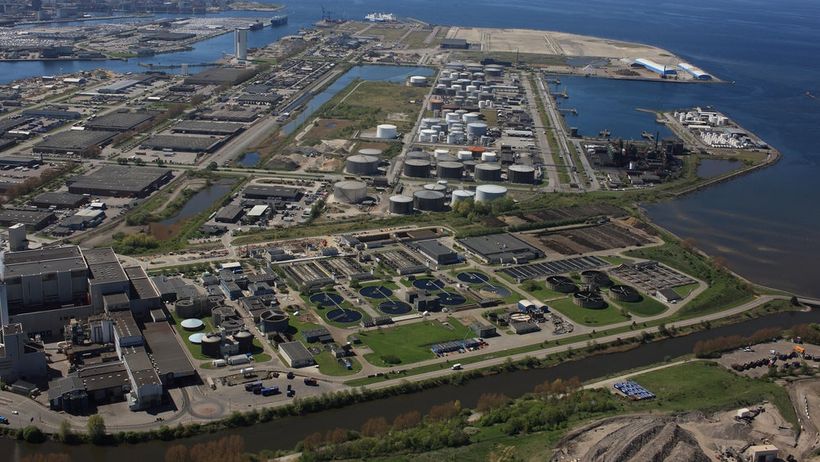 Sjölunda reningsverk i Oljehamnen i Malmö. Foto: VA Syd