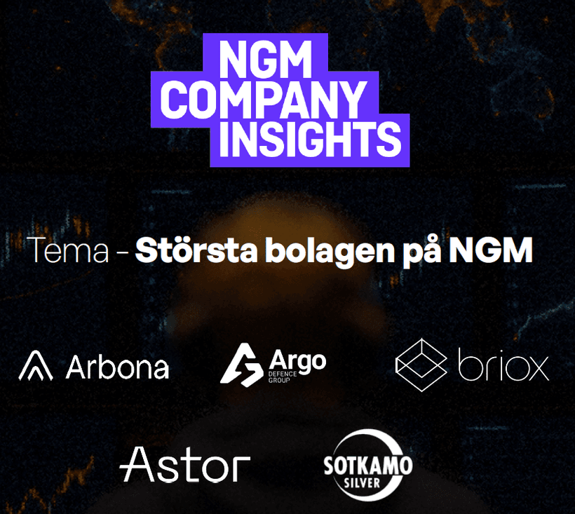 NGM Company Insights: Största bolagen på NGM