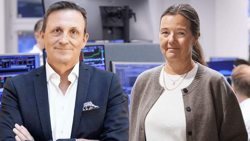 Niklas Lundin och Ylwa Häggström