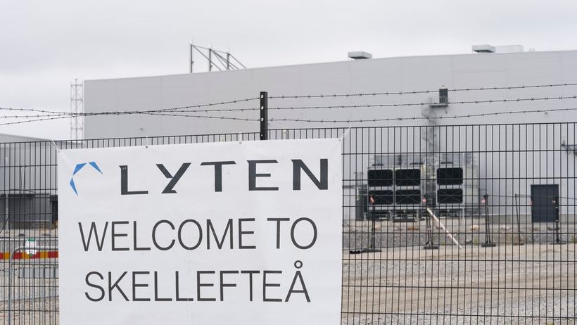 SKELLEFTEÅ 20250904 Den amerikanska batteritillverkaren Lyten har köpt konkursade Northvolts tillgångar. Här batterifabriken i Skellefteå. Foto Jonas Westling / TT / kod 15569