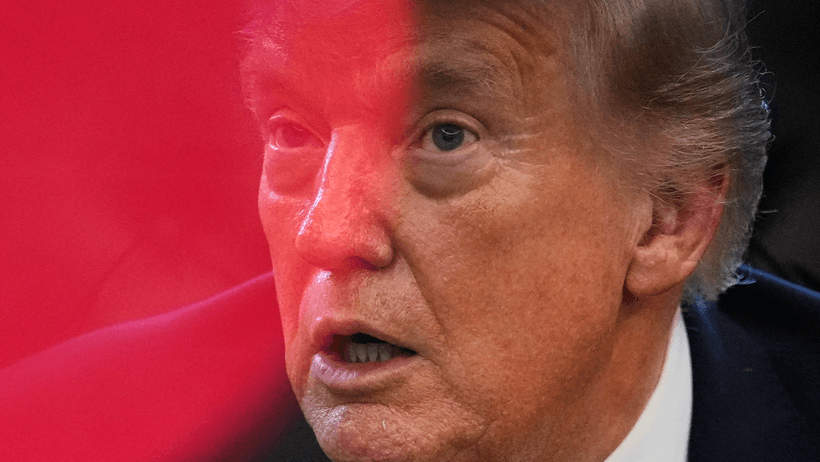 Donald Trump Japan USA Ljus röd 