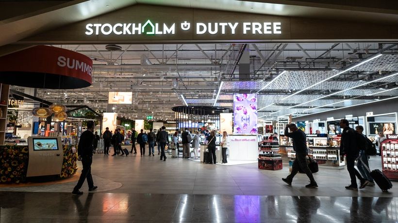 Arlanda tax free shop.