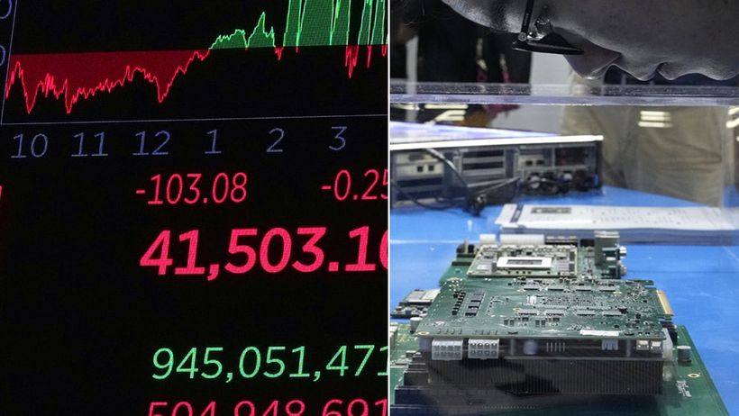 Halvledarsektorn tyngde Wall Street