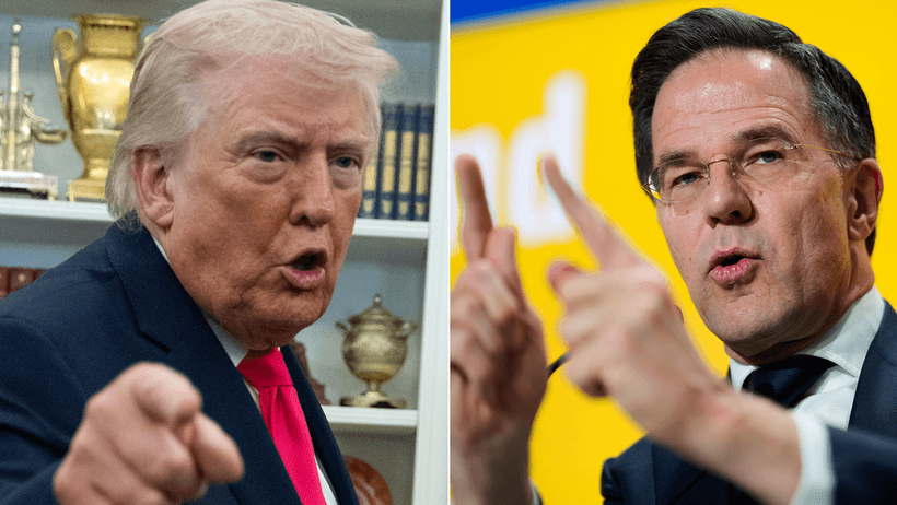 Donald Trump och Mark Rutte