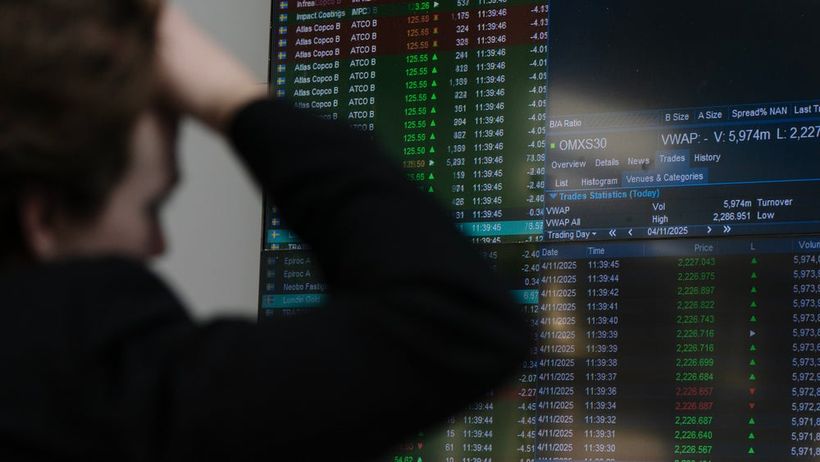 2025-04-11 Stockholm Frihamnen Nasdaq genre genrebilder börstavla börsen 