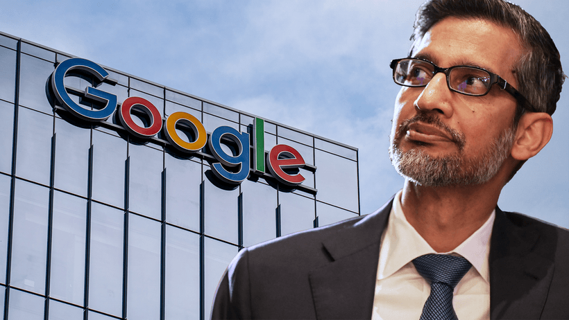 Google med vd Sundar Pichai.