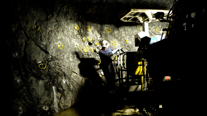 Lundin Mining Gruva Gruvdrift  Zinkgruvan utanför Motala. 