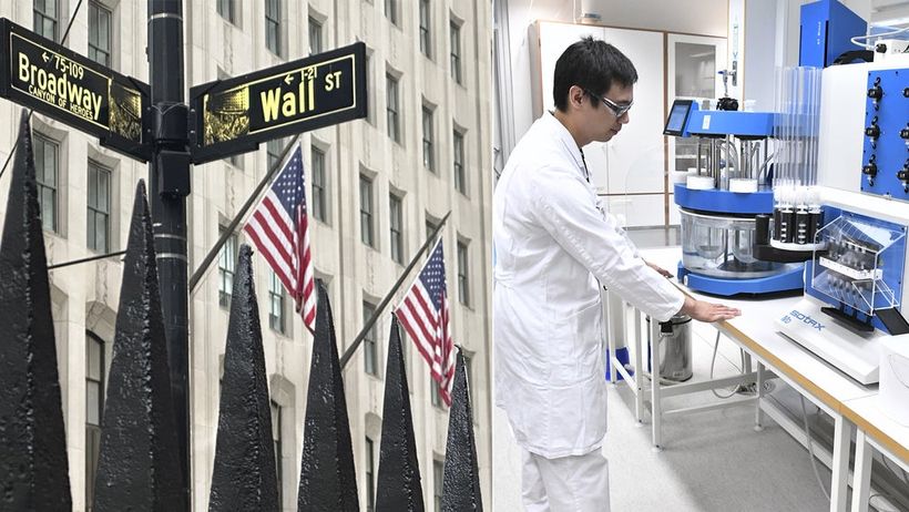 Läkemedelsbolagen hade det tungt på New York-börsen NYSE Nasdaq