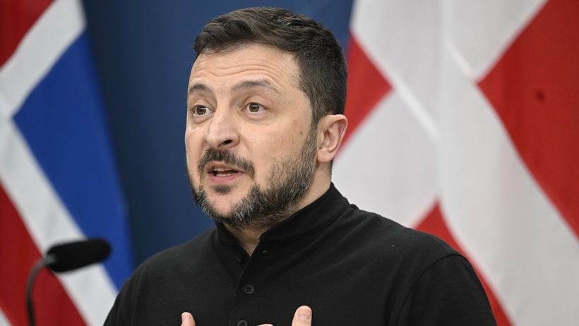 Volodymyr Zelenskyj, Ukrainas president.