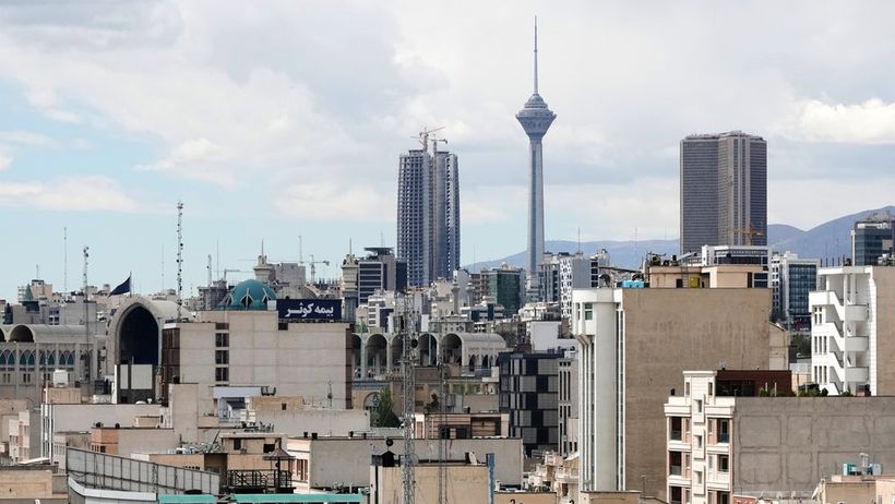Iran 
Milad telecommunication tower, center, and other buildings are seen in Tehran, Iran, Monday, April 6, 2026. (AP Photo/Vahid Salemi) VAH105
