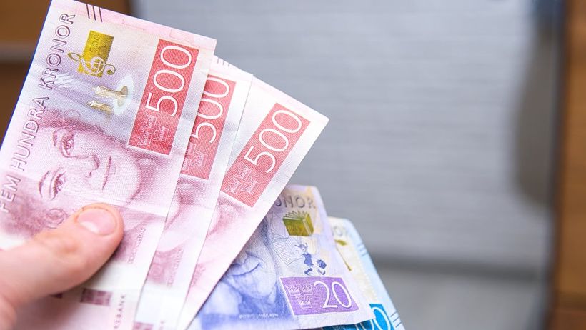 Svenska kronan. Sedlar.