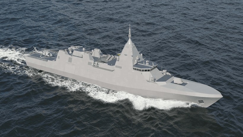 Illustration över Arrowhead 120 från Saab och Babcock.