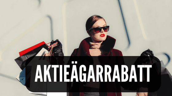 Aktieägarrabatter och aktieägarförmåner