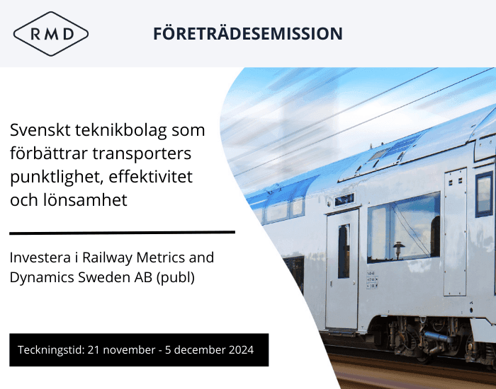 rmd företrädesemission