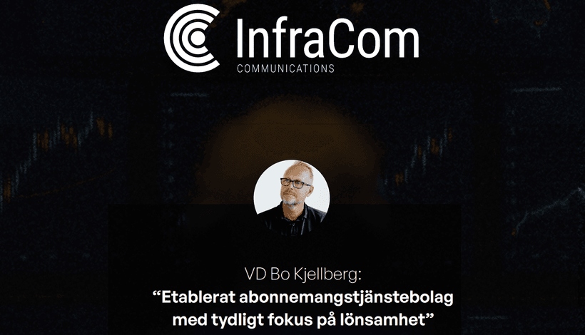 VD-intervju med Bo Kjellberg på Infracom