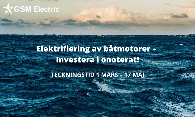 GSM Electric nyemission 2023