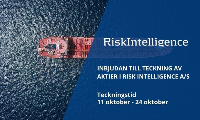 Företrädesemission i Risk Intelligence