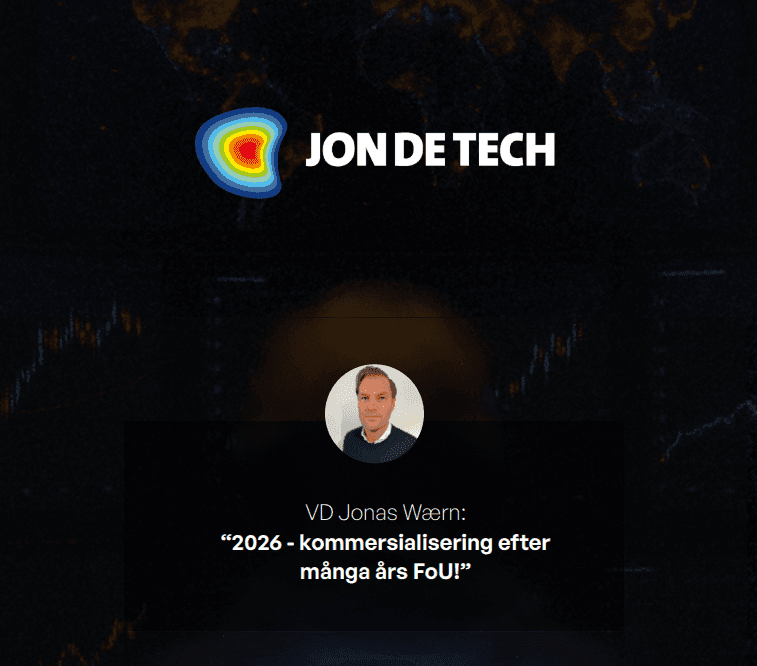 VD-intervju med Jonas Wærn på JonDeTech