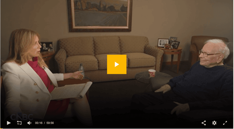 Buffett – ny intervju med CNBC