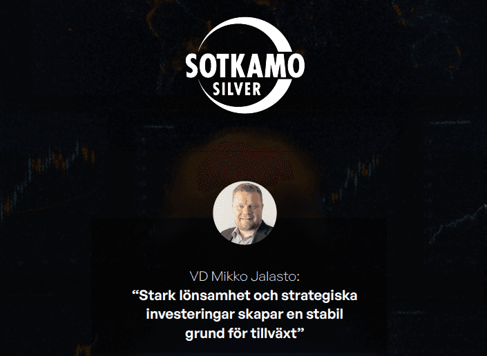 VD-intervju med Mikko Jalasto på Sotkamo Silver